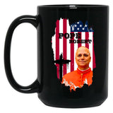Robert Francis Prevost New Pope Black Coffee Mug