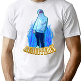 Runuppercy Bootleg Graphic T-Shirt - White