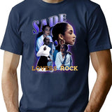 Sade For Fans Bootleg Graphic T-Shirt - Navy