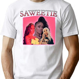Saweetie Bootleg Bootleg Graphic T-Shirt - White