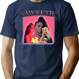 Saweetie Bootleg Bootleg Graphic T-Shirt - Navy