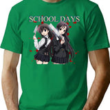 School Days Bootleg Style Bootleg Graphic T-Shirt - Green