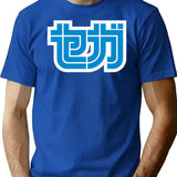 Sega Katakana Bootleg Graphic T-Shirt - Blue