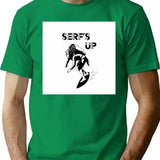 Serf'S Up Toil And Shred Bootleg Graphic T-Shirt - Green