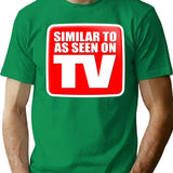 Similar To As Seen On Tv Bootleg Graphic T-Shirt - Green