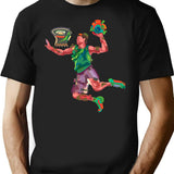 Slam Dunk Father Bootleg Graphic T-Shirt - Black