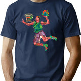 Slam Dunk Father Bootleg Graphic T-Shirt - Navy