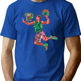 Slam Dunk Father Bootleg Graphic T-Shirt - Blue