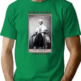 Sojourner Truth Bootleg Style Bootleg Graphic T-Shirt - Green