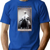 Sojourner Truth Bootleg Style Bootleg Graphic T-Shirt - Blue