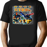 Steel Bootleg Graphic T-Shirt - Black
