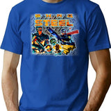 Steel Bootleg Graphic T-Shirt - Blue