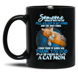 Thank You God For Making Me A Cat Black Gift Coffee Mug