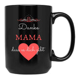 Thank You Mom For Giving You Mother'S Day Gift Black Gift Coffee Mug - Black