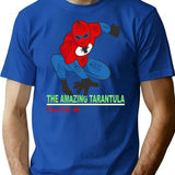 The Amazing Tarantula Bootleg Graphic T-Shirt - Blue