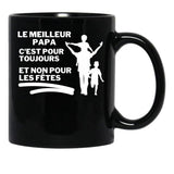 The Best Dad Black Gift Coffee Mug - Black