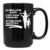 The Best Dad Black Gift Coffee Mug - Black