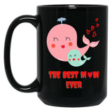 The Best Mom Ever Black Gift Coffee Mug