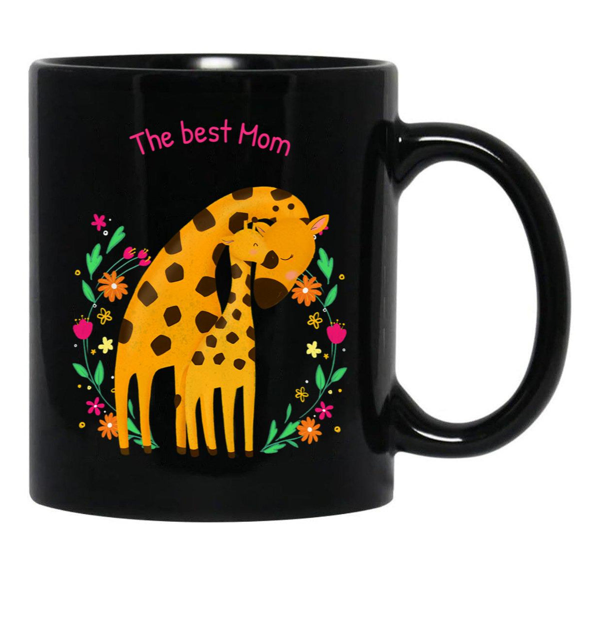 The Best Mom Mother'S Day Black Gift Coffee Mug - Black