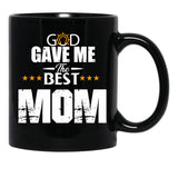 The Best Mom (1) Black Gift Coffee Mug - Black
