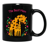 The Best Mom (2) Black Gift Coffee Mug - Black