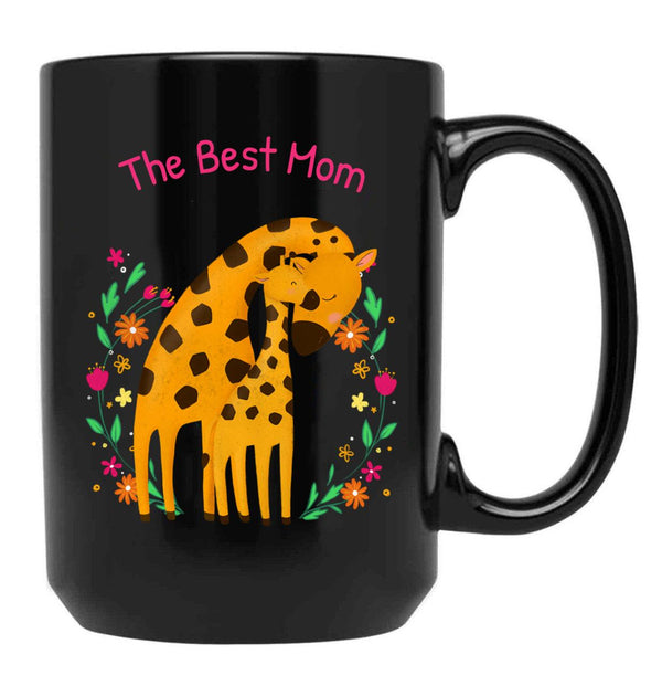 The Best Mom (2) Black Gift Coffee Mug - Black