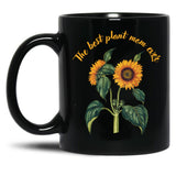 The Best Plant Mom Ever Black Gift Coffee Mug