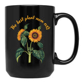 The Best Plant Mom Ever Black Gift Coffee Mug - Black