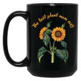 The Best Plant Mom Ever Black Gift Coffee Mug