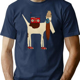The Bootleg Beagle Bootleg Graphic T-Shirt - Navy