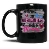 The Boy Who Stole My Heart Black Gift Coffee Mug
