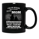 The Burden Of No One'S Life Is More Miserable Than That Of A Mother Black Gift Coffee Mug - Black