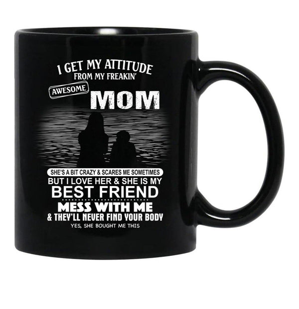 The Burden Of No One'S Life Is More Miserable Than That Of A Mother Black Gift Coffee Mug - Black