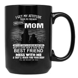 The Burden Of No One'S Life Is More Miserable Than That Of A Mother Black Gift Coffee Mug - Black