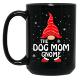 The Dog Mom Gnome Matching Family Group Christmas Pajama Black Gift Coffee Mug
