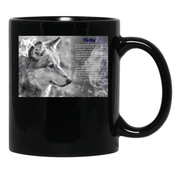 The Dog Black Gift Coffee Mug - Black