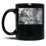 The Dog Black Gift Coffee Mug