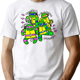 The Droganinja Mutantes Bootleg Graphic T-Shirt - White