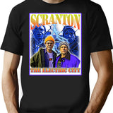 The Electric City Scranton Bootleg Graphic T-Shirt - Black