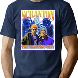The Electric City Scranton Bootleg Graphic T-Shirt - Navy