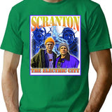 The Electric City Scranton Bootleg Graphic T-Shirt - Green