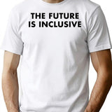 The Future Is Inclusive Bootleg Graphic T-Shirt - White