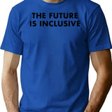 The Future Is Inclusive Bootleg Graphic T-Shirt - Blue