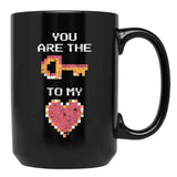The Key To My Heart Black Gift Coffee Mug - Black