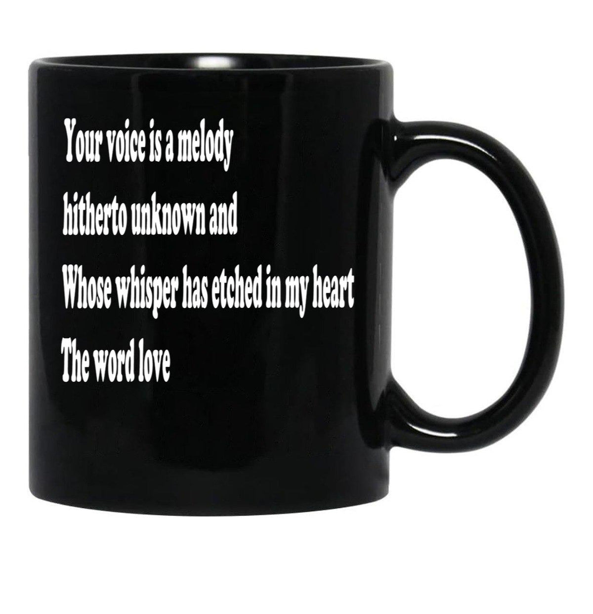 The One - Nostalgic And Romantic Black Gift Coffee Mug - Black