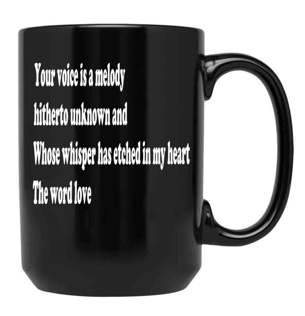 The One - Nostalgic And Romantic Black Gift Coffee Mug - Black