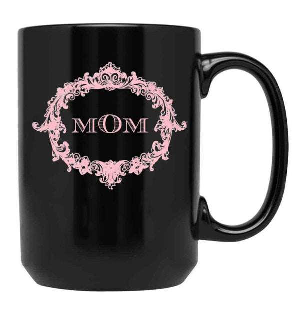 The One The Only Mom Black Gift Coffee Mug - Black
