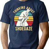 Thinking About Shoegaze Bootleg Graphic T-Shirt - Navy
