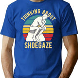 Thinking About Shoegaze Bootleg Graphic T-Shirt - Blue
