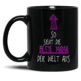 This Is What The Best Mom In The World Looks Like Black Gift Coffee Mug